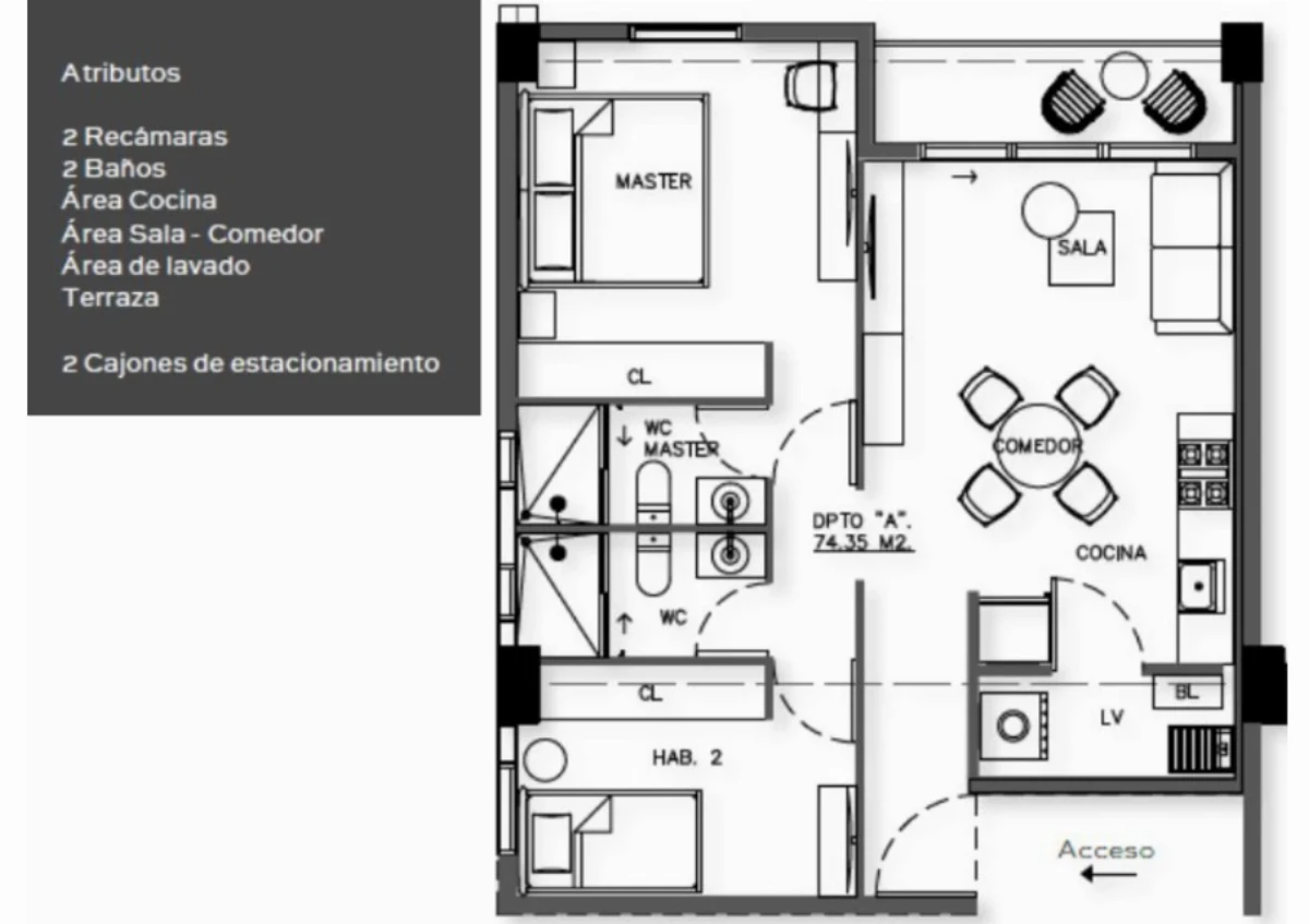 Imágen del proyecto VIVIA ROMA DEPARTAMENTOS